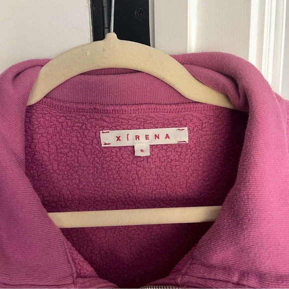 XIRENA DUKE SWEATSHIRT ZIP PRAIRIE POPPY Pullover - Picture 3 of 5